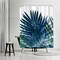 Palms Leaves by Emanuela Carratoni Shower Curtain 71&#x22; x 74&#x22;